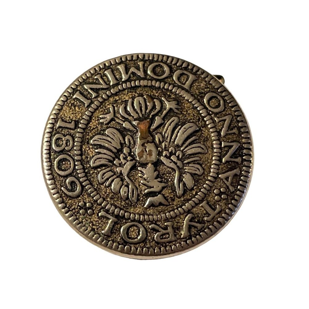 1809 Year Domini Tyrol‎ Austria Osterreich Military Buttons Custom Cufflinks VTG - Picture 2 of 8